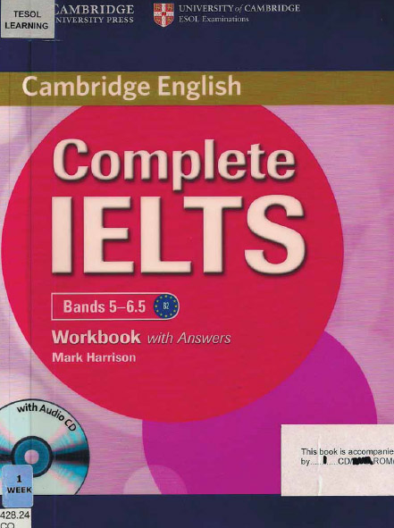Complete IELTS Bands 5-6.5 Workbook